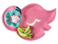 Pink Flamingo Plate